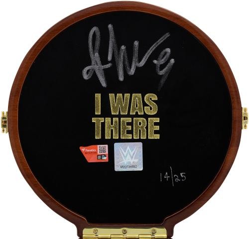 Rhea Ripley WWE Autographed WrestleMania 42 Poker Table Mini Title – LE of 25