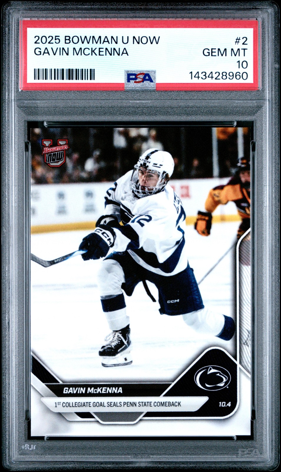 2025 BOWMAN U NOW #2 GAVIN MCKENNA PSA 10