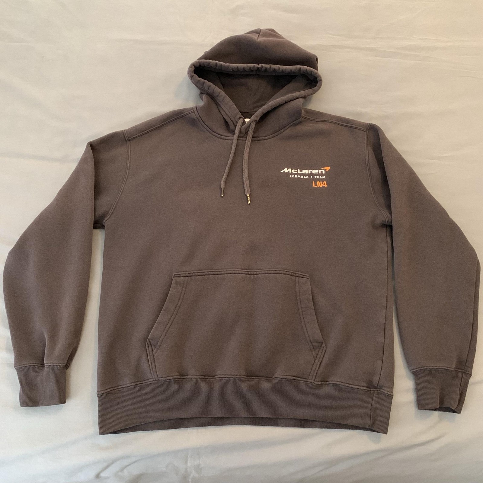 McLaren Formula 1 Sweatshirt Mens Small Gray Racing Lando Norris Hollister LN4