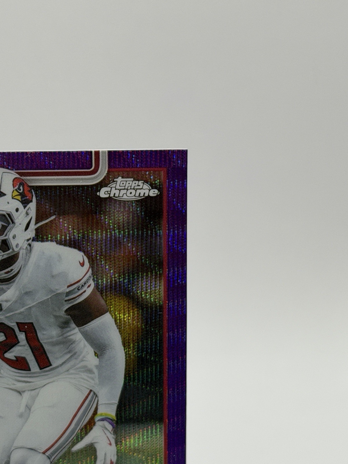 2025 Topps Chrome Garrett Williams #6 Purple Wave Refractor /75 Cardinals