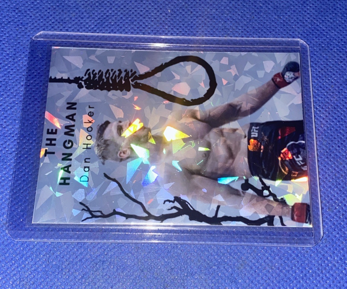 Dan Hooker The Hangman UFC * Custom Handmade * RC Holofoil Cracked Ice Card