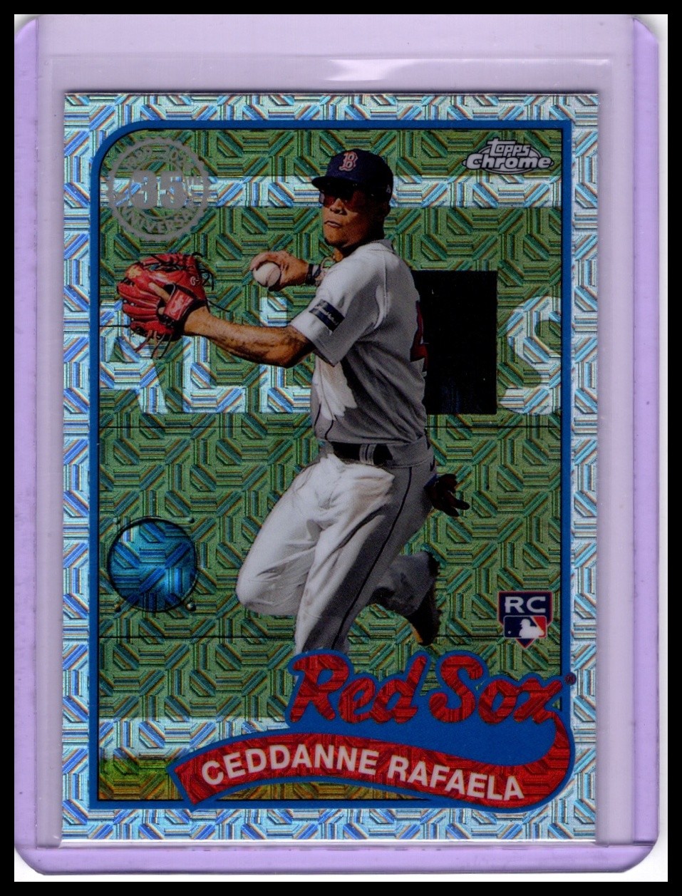 2024 Topps Ceddanne Rafaela 1989 Topps Baseball 35th Anniversary Chrome