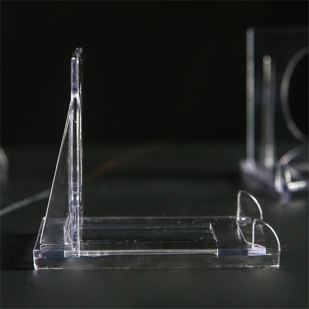 Adjustable Acrylic Stands Display Rack for Photos Crafts Office Desktop Storage