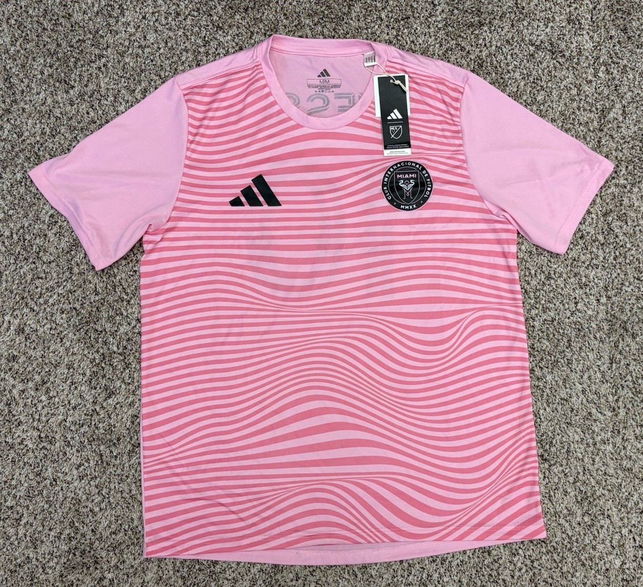 New Adidas Lionel Messi Inter Miami CF #10 Men’s Jersey Pink MEDIUM MSRP $60