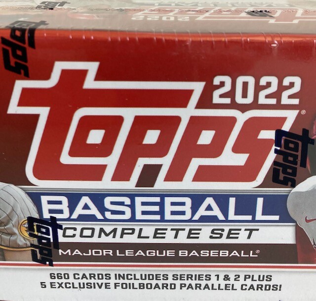 2022 Topps Series 1&2 Complete Factory Sealed HOBBY Set 660cd + 5 Foil Cards