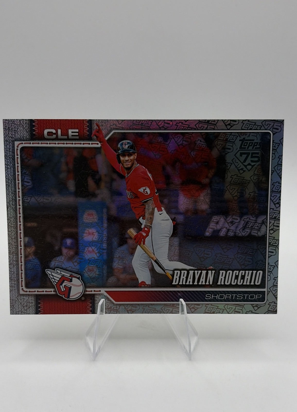 2026 Topps Series 2 – Brayan Rocchio #370 75 Years of Topps /75