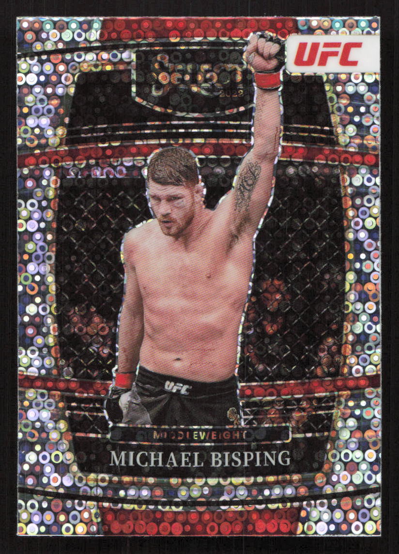 2022 Panini Select UFC Michael Bisping Disco Prizms #82 Card