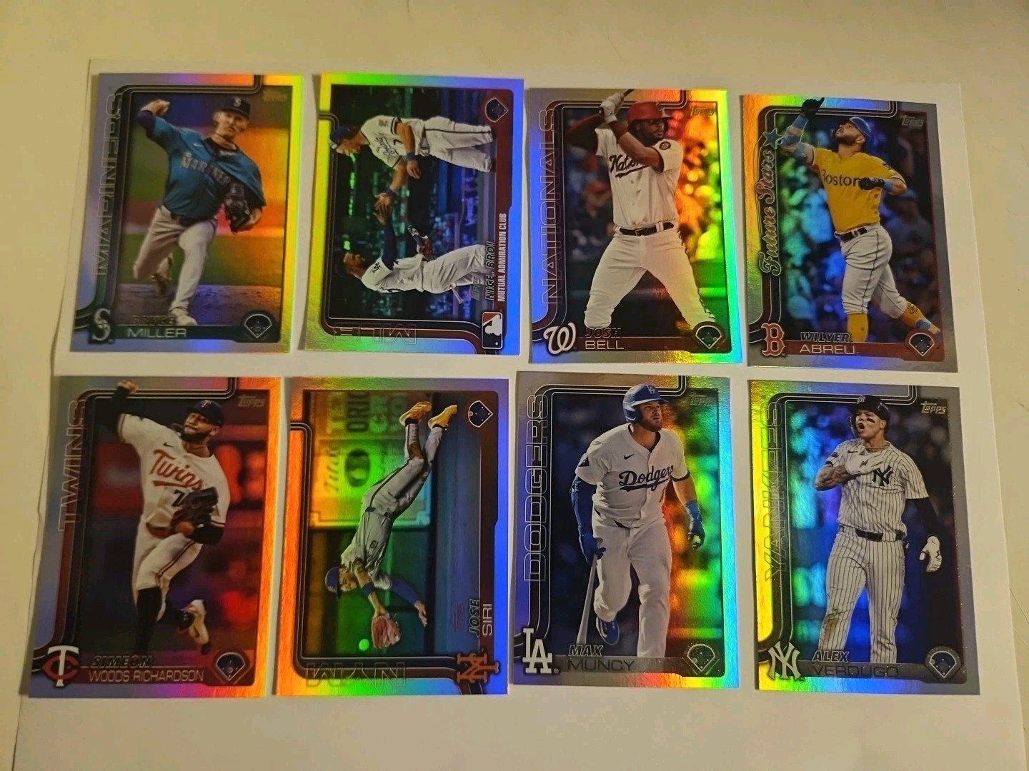2025 Topps Series 2 MLB Rainbow/Sandglitter Parallels You Pick Complete Your Set