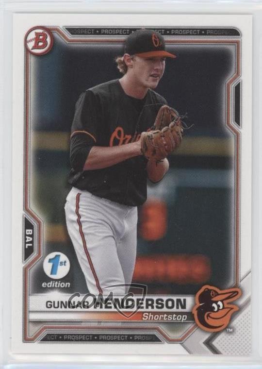 2021 Bowman 1st Edition Gunnar Henderson #BFE-49 04d6