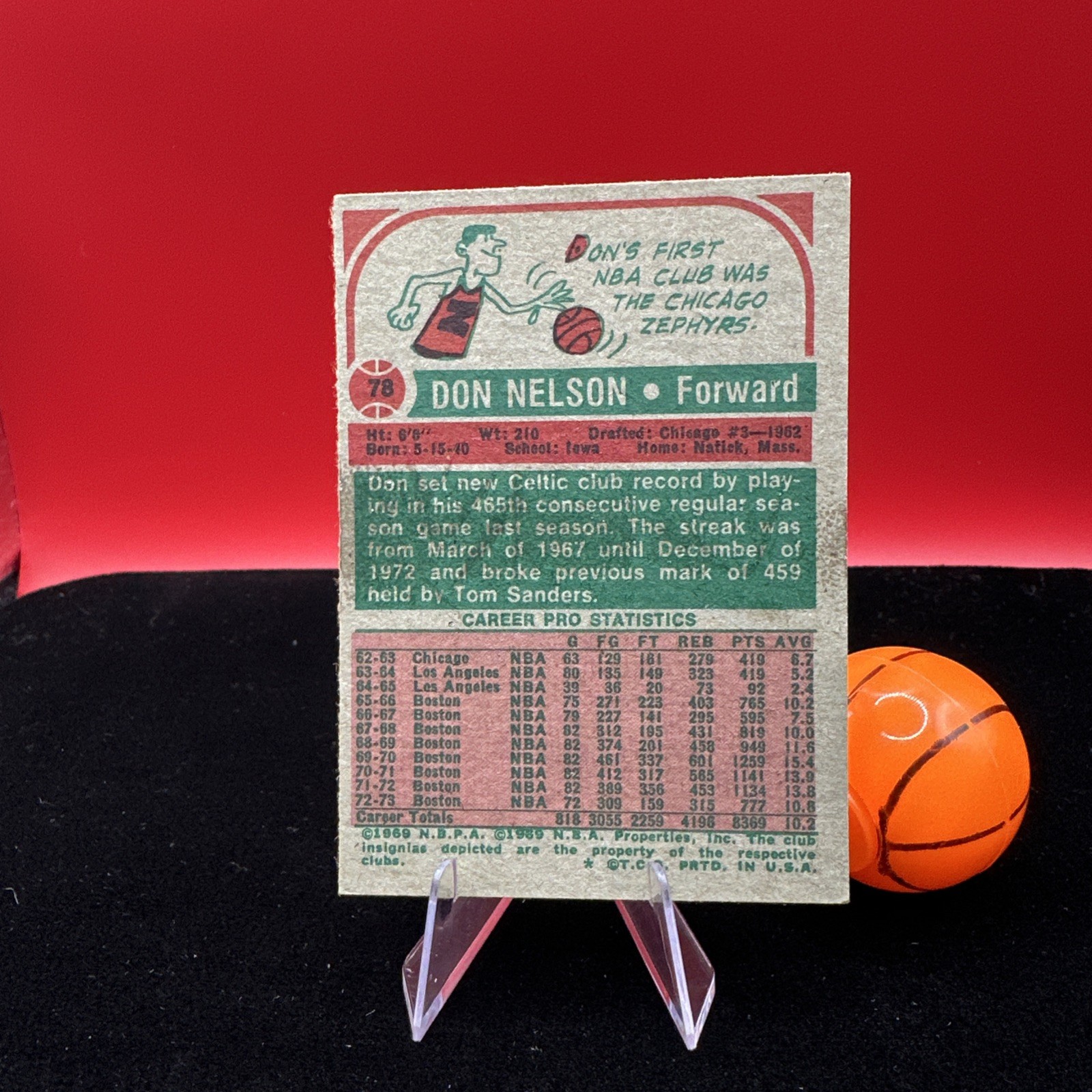 1973-74 Topps #78 DON NELSON Boston Celtics EX-NMT 🔥🔥