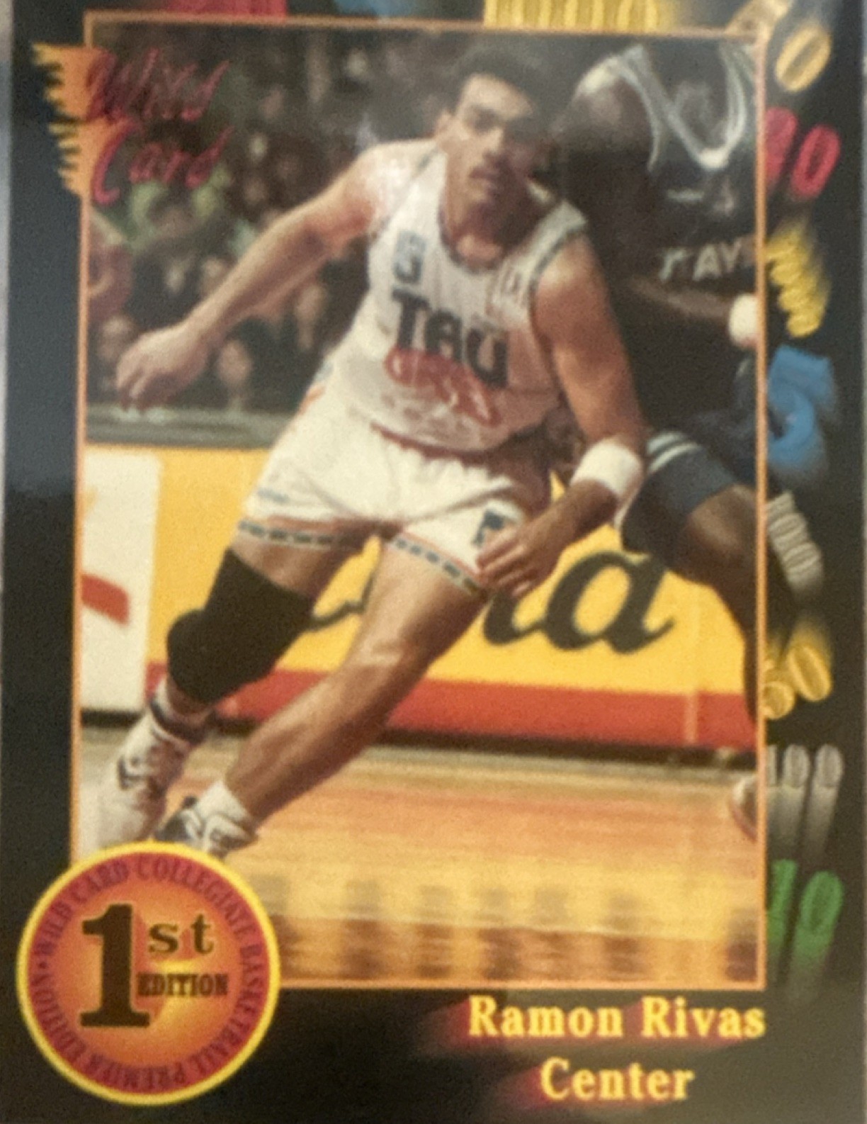 Wild Card 1992 Collegiate Ramon Rivas #57 Temple Owls 1st Edition NCAA Card