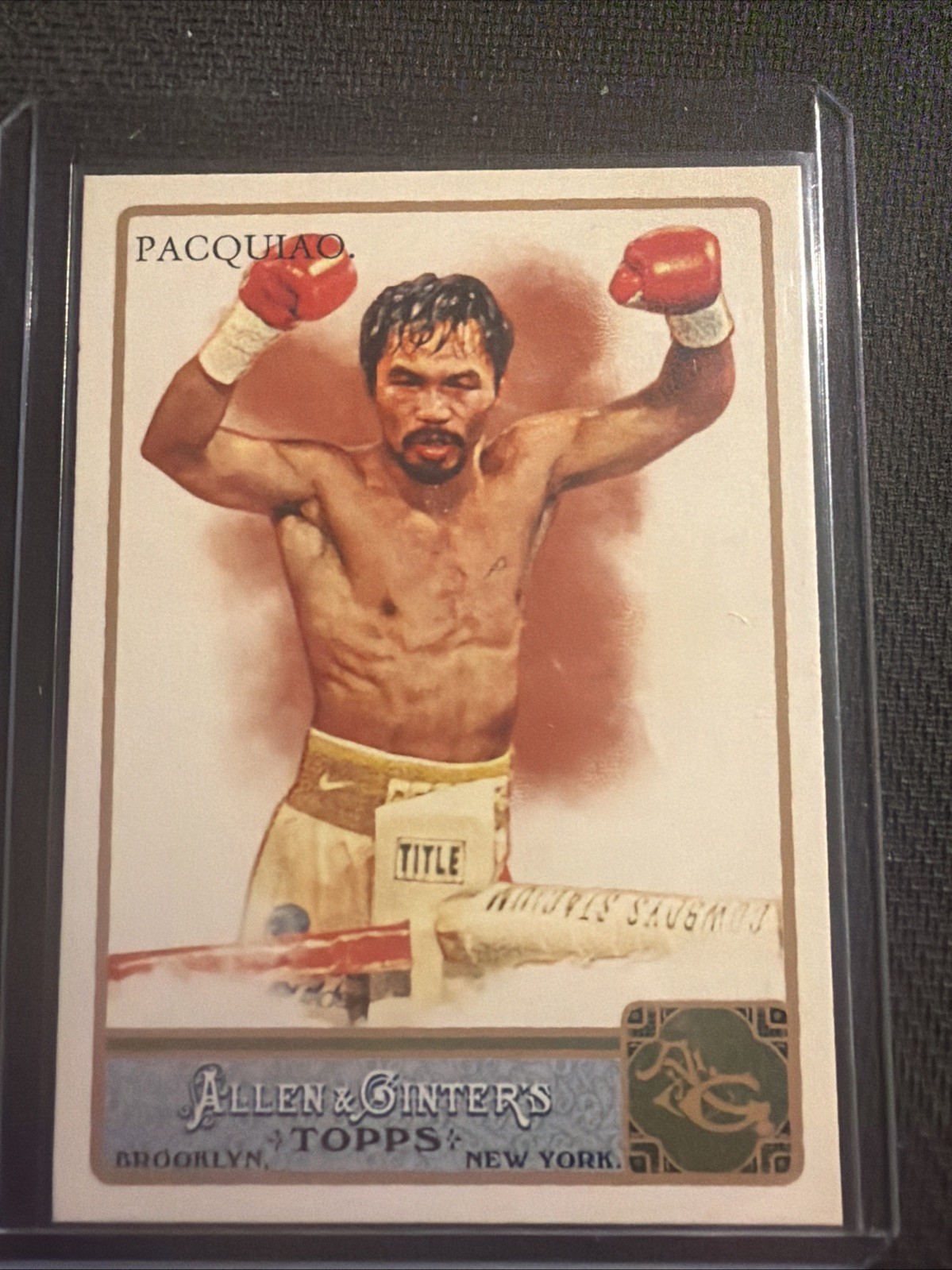 2011 Topps Allen & Ginter’s – Manny Pacquiao #262 (RC)