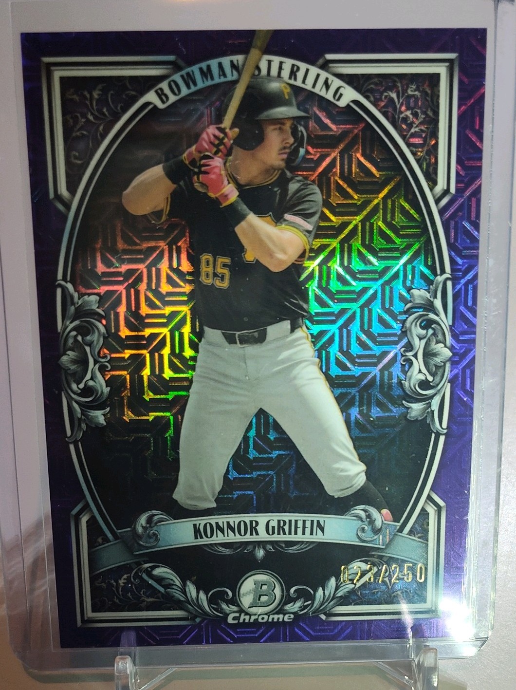Topps Bowman Sterling 2026 Konnor Griffin Purple Mojo 023 /250 #BST-7 Pirates
