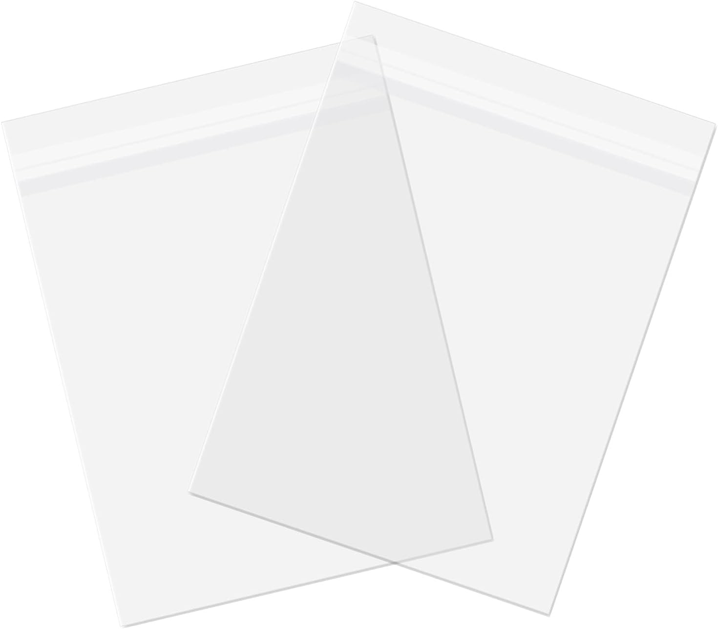 11″ X 14″ (100 Pack) Clear Plastic Sleeves – Acid Free 1.6Mil Crystal Resealable