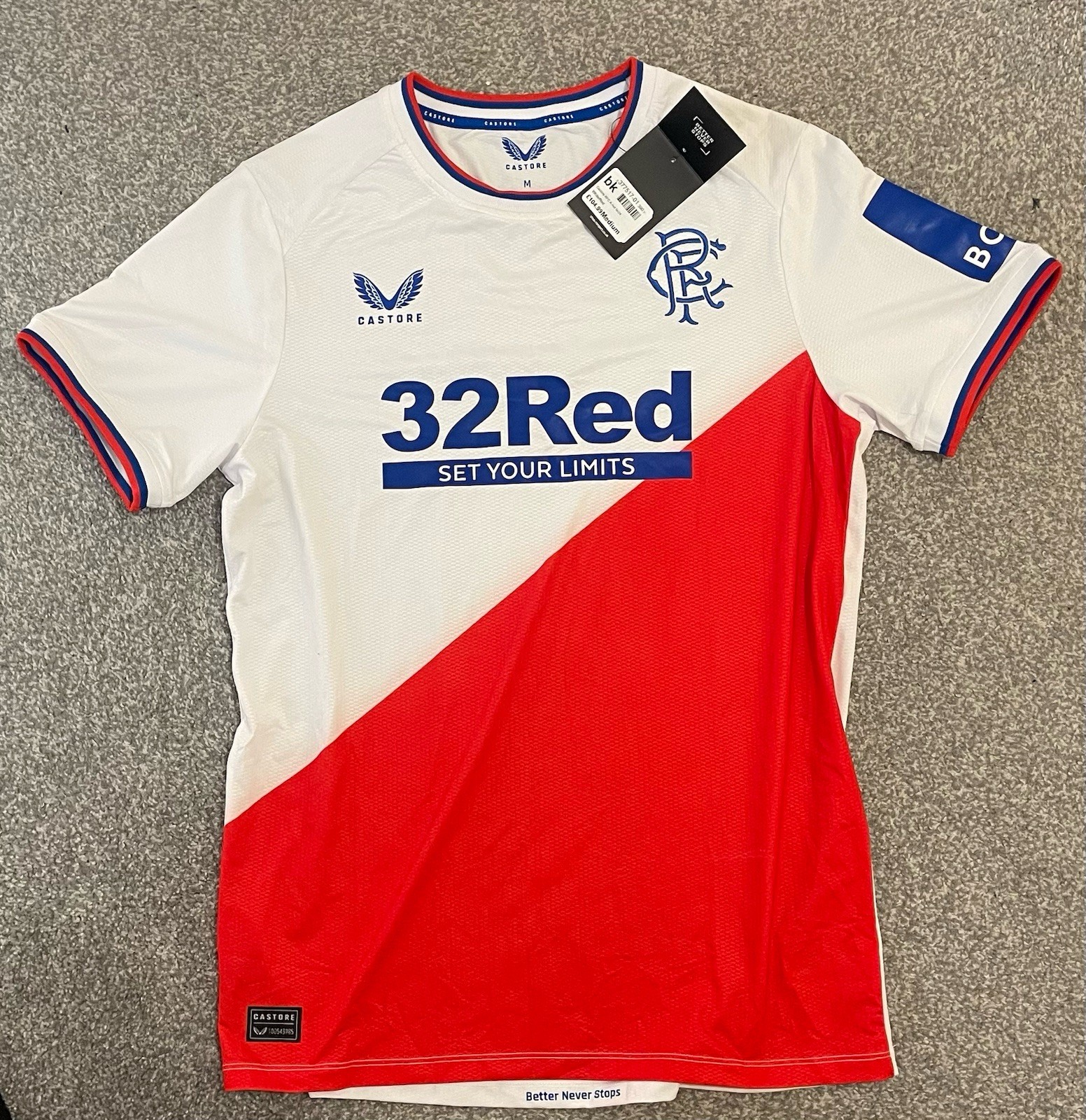 12 Glasgow Rangers Football Tops Collection VGC Some New Pro Versions Size M