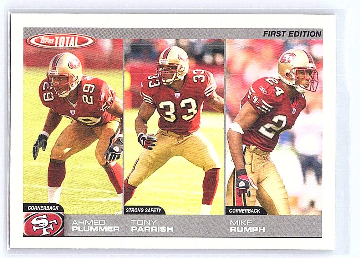 2004 Topps Total #325 Ahmed Plummer / Tony Parrish / Mike Rumph First Edition