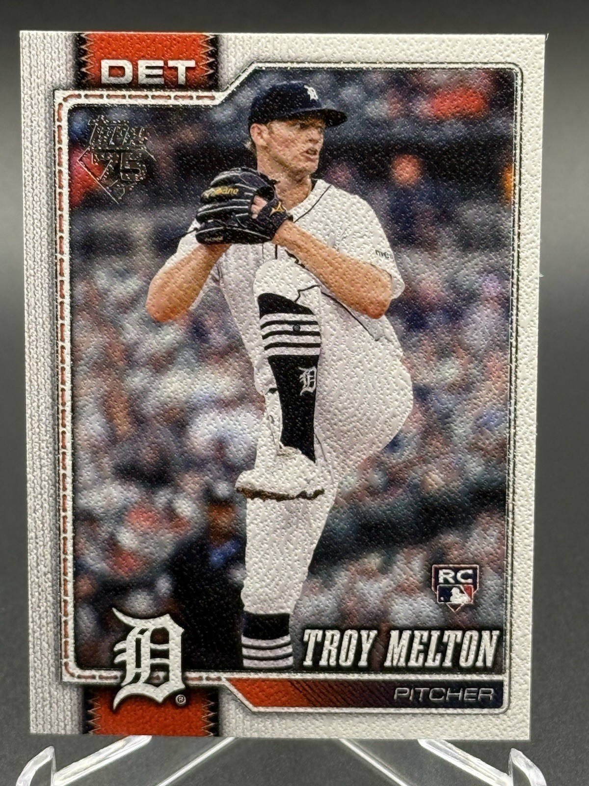 2026 Topps TROY MELTON Canvas Parallel /50 #212 (RC) – Tigers
