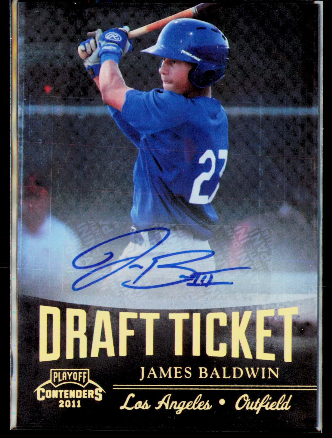 2011 Playoff Contenders #DT58 James Baldwin Draft Ticket Autographs