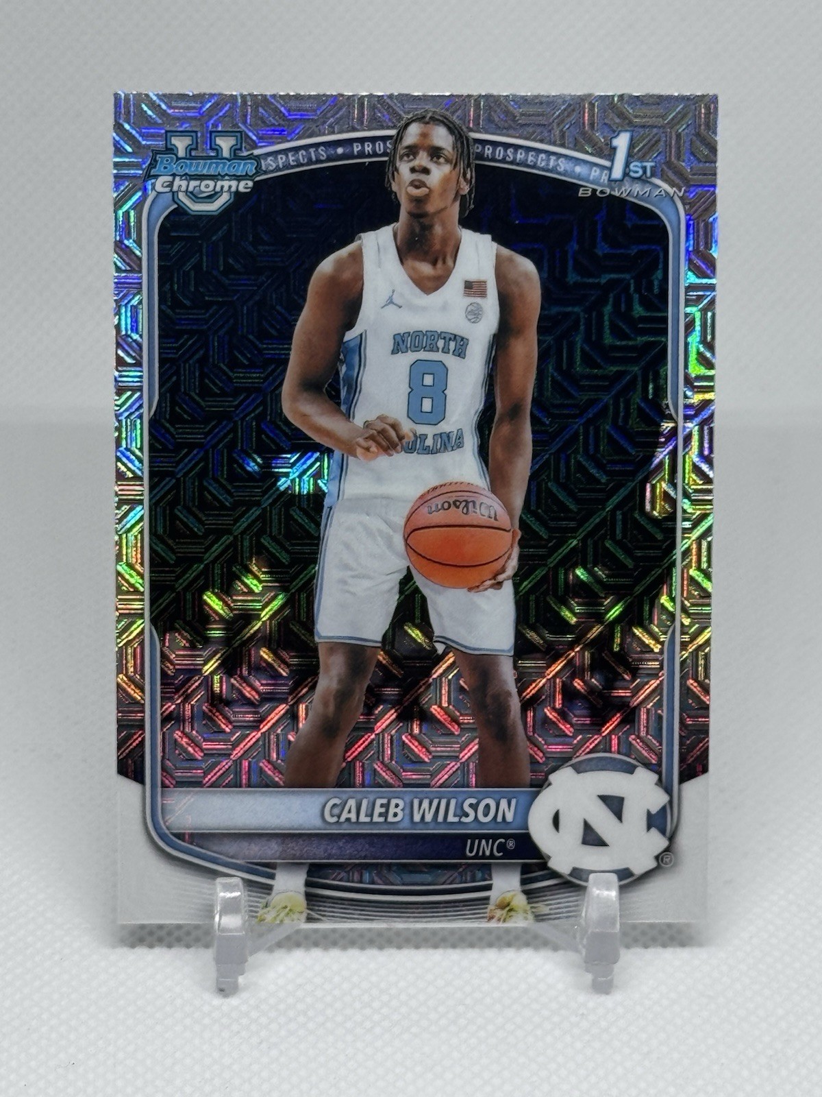 2025-26 Bowman – Chrome Prospects Caleb Wilson #BCP-83 Mojo Refractor (RC)
