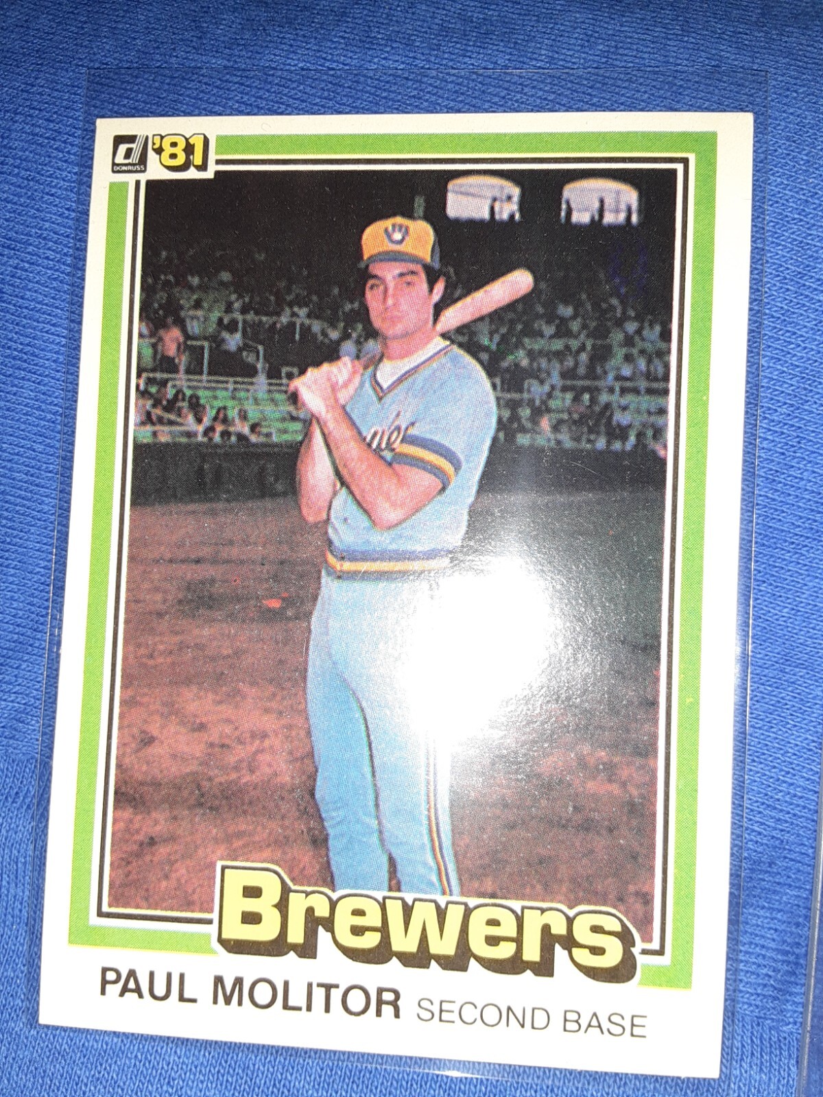 PAUL MOLITOR 1981 Donruss #203 MVP HOF MILWALKEE BREWERS