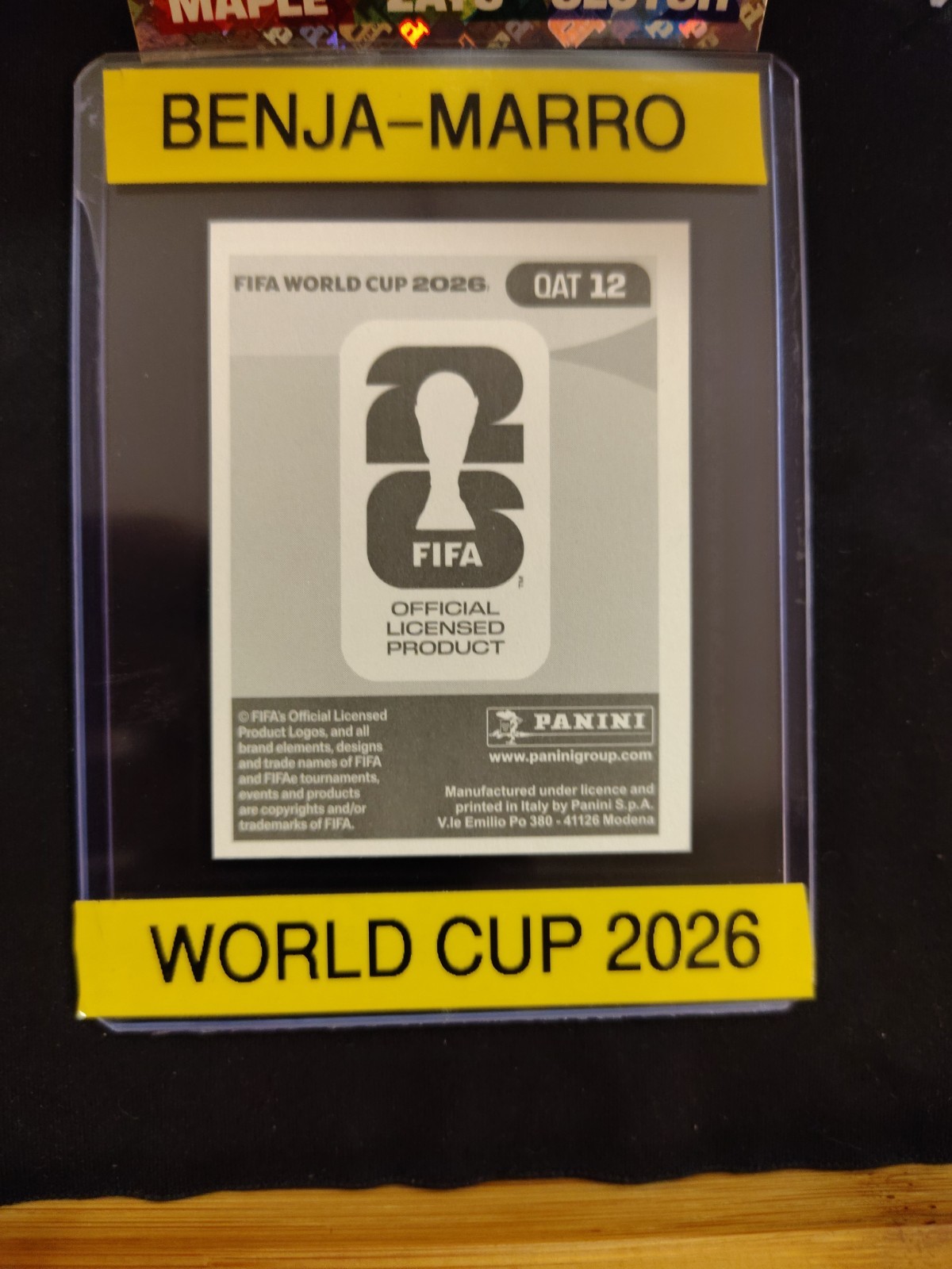 Panini World Cup 2026 Blue Parallel HAMED FATEHI QAT 12