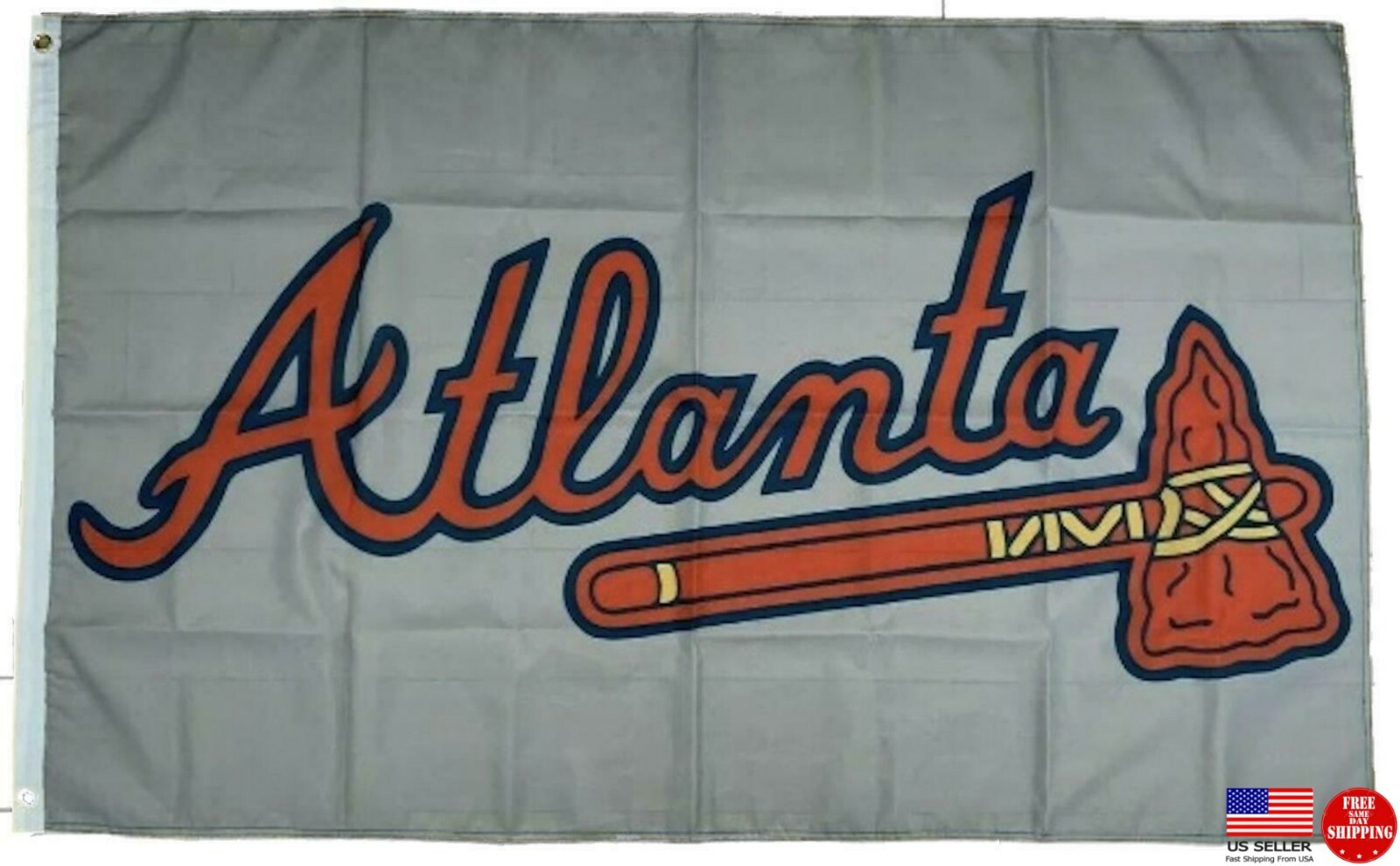Atlanta Braves FLAG 3X5 Baseball 3 x 5 Banner New Fast USA Shipping Old School.