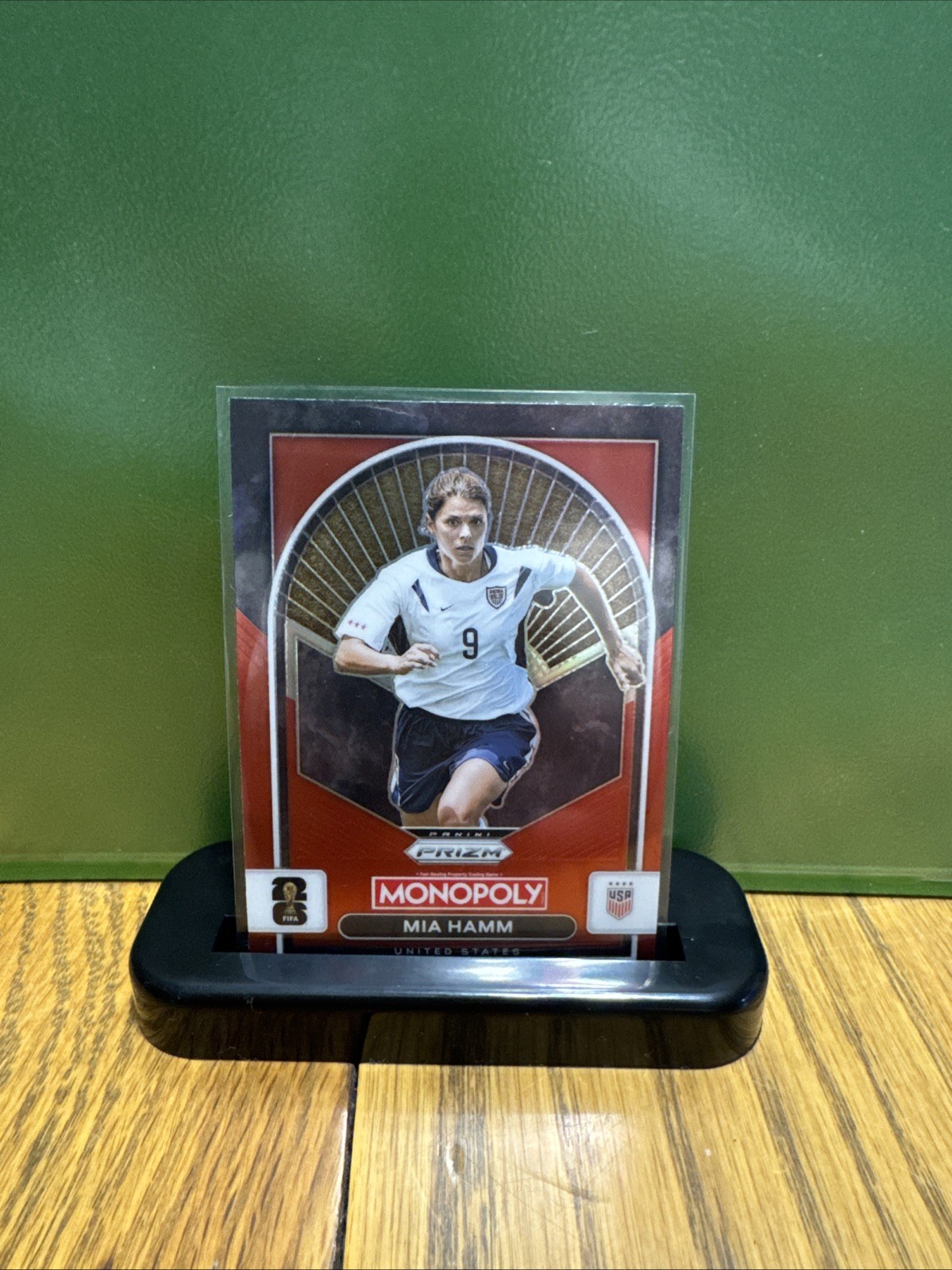 2026 Panini Prizm Monopoly World Cup 26 Mia Hamm Red Prizm