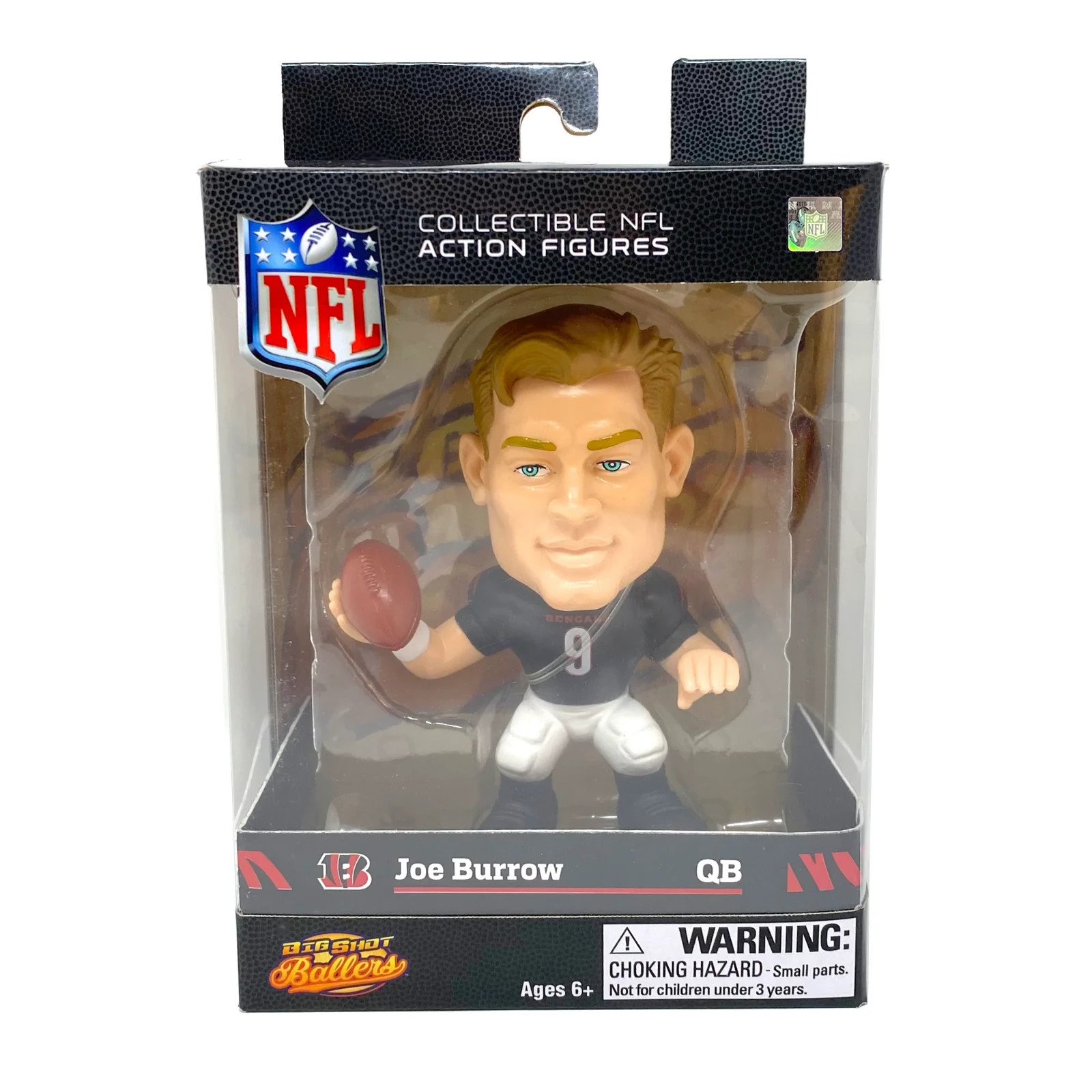 Party Animal Big Shot Ballers Joe Burrow Collectible Action Figure Bengals