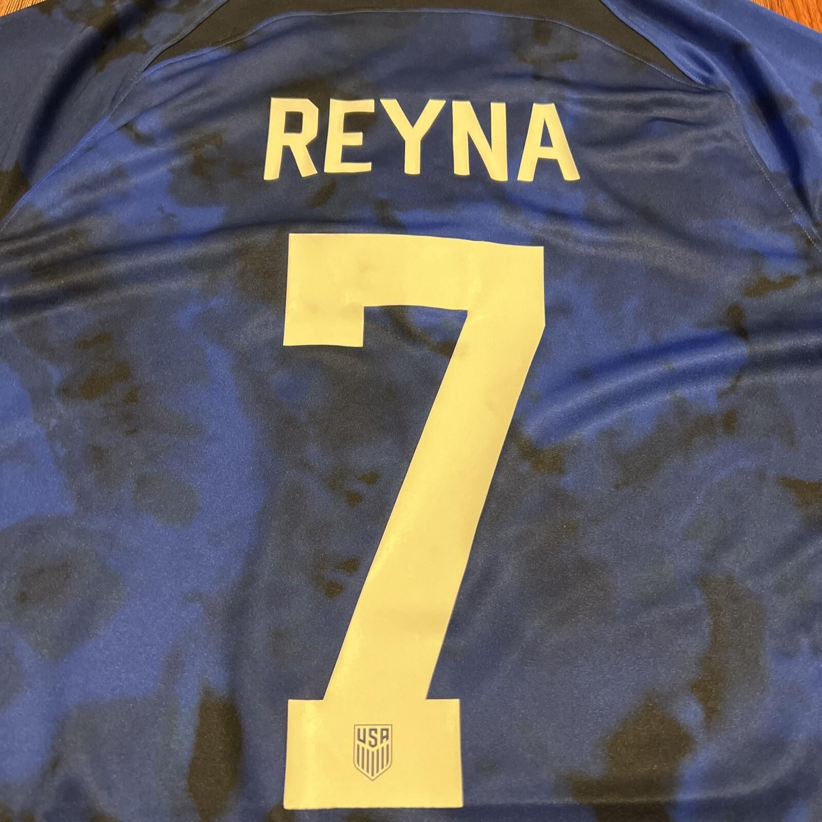 2022 Men’s Nike United States Gio Reyna Away Soccer Jersey Large L USMNT US USA