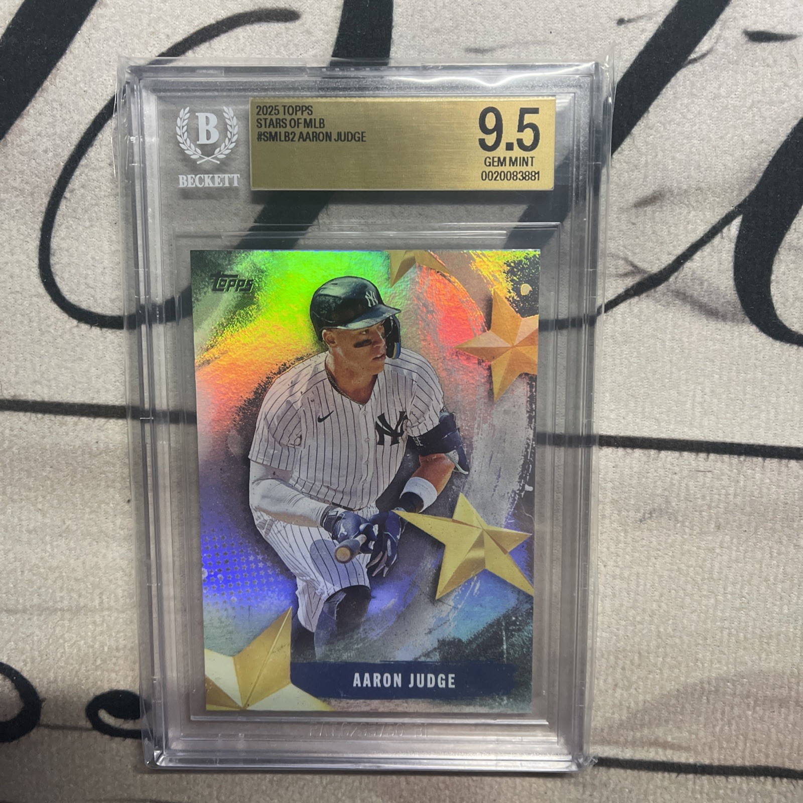 2025 Topps Series 1 – Stars of Mlb Aaron Judge #SMLB-2 (BGC 9.5)