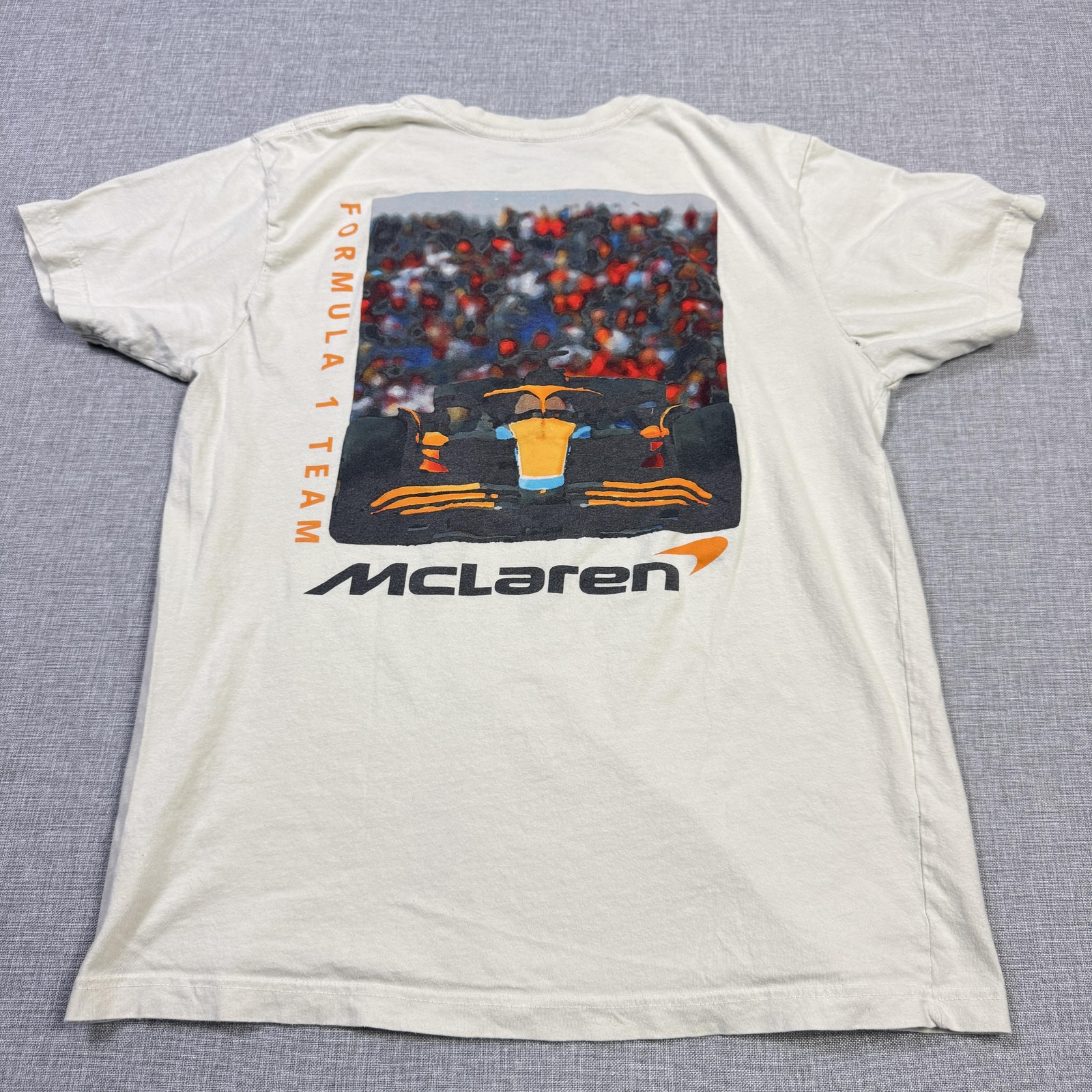 McLaren Formula 1 Team T-Shirt Mens Medium White Racing-Formula 1 Team Apparel