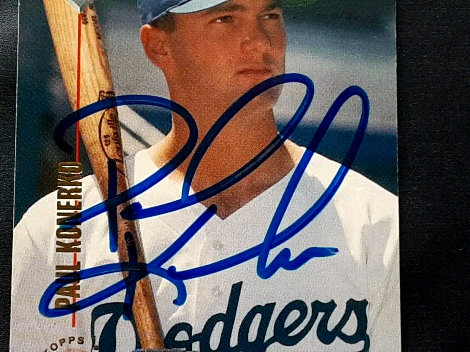 PAUL KONERKO WHITE SOX SIGNED AUTOGRAPHED 1994 STADIUM CLUB DRAFT ROOKIE CARD