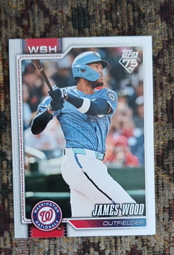 2026 Topps Series 1 – James Wood #349 – Washington Nationals