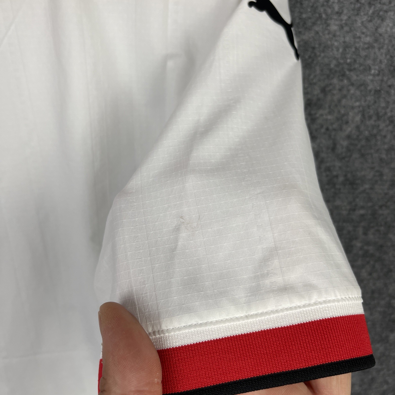 AC Milan Jersey Mens Large White Puma Ultra Weave Authentic Away Kit 2024/25
