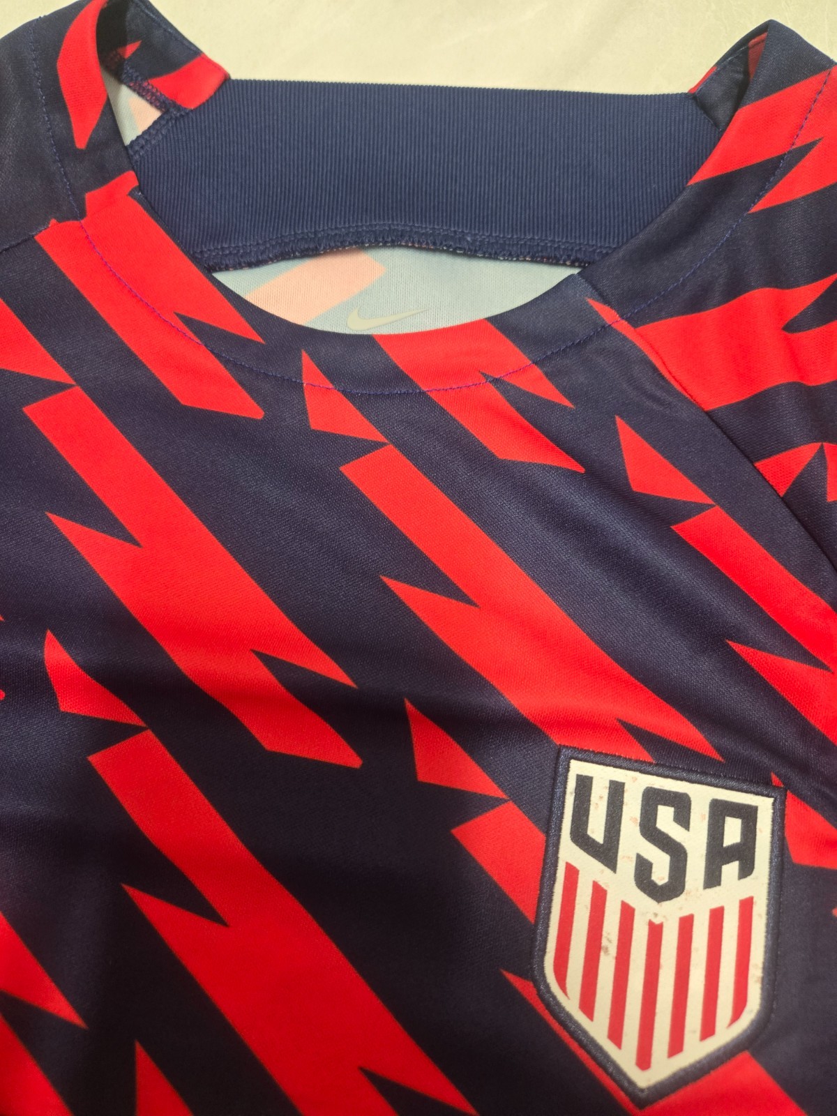 NWT Nike Mens Team USA United States Academy Pro Top Jersey – Red – FREE SHIP