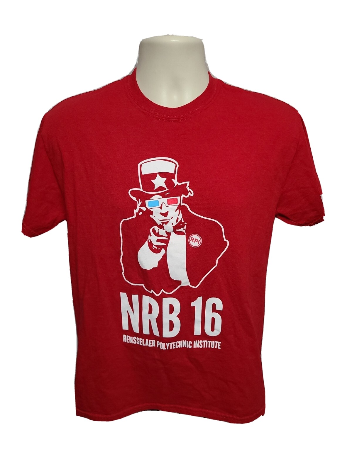 RPI Rensselaer Polytechnic Institute NRB 16 Adult Medium Red TShirt
