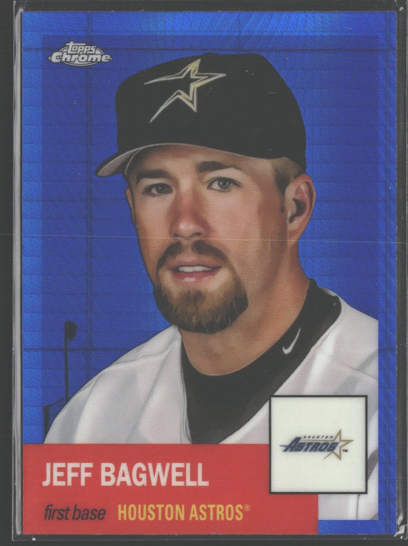 2022 Topps Chrome Platinum Anniversary #249 Jeff Bagwell Blue Prism Refractor