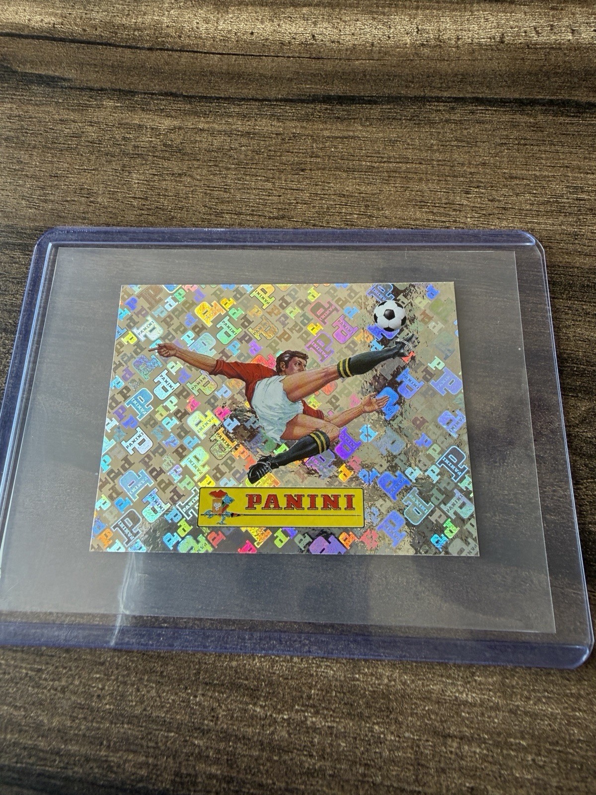 2026 Panini FIFA Sticker Collection 00 Panini Logo FOIL Error Printing Line
