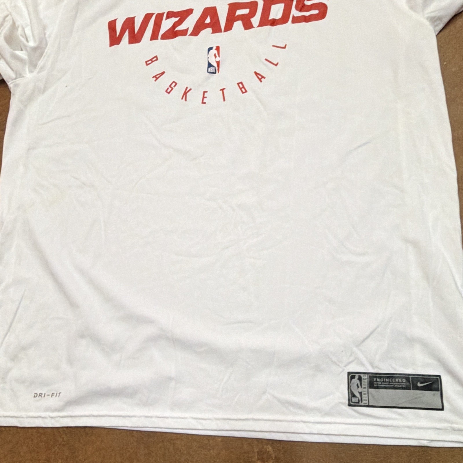 Nike Dri-FIT Washington Wizards NBA Officially Licensed Basketball Shirt – White