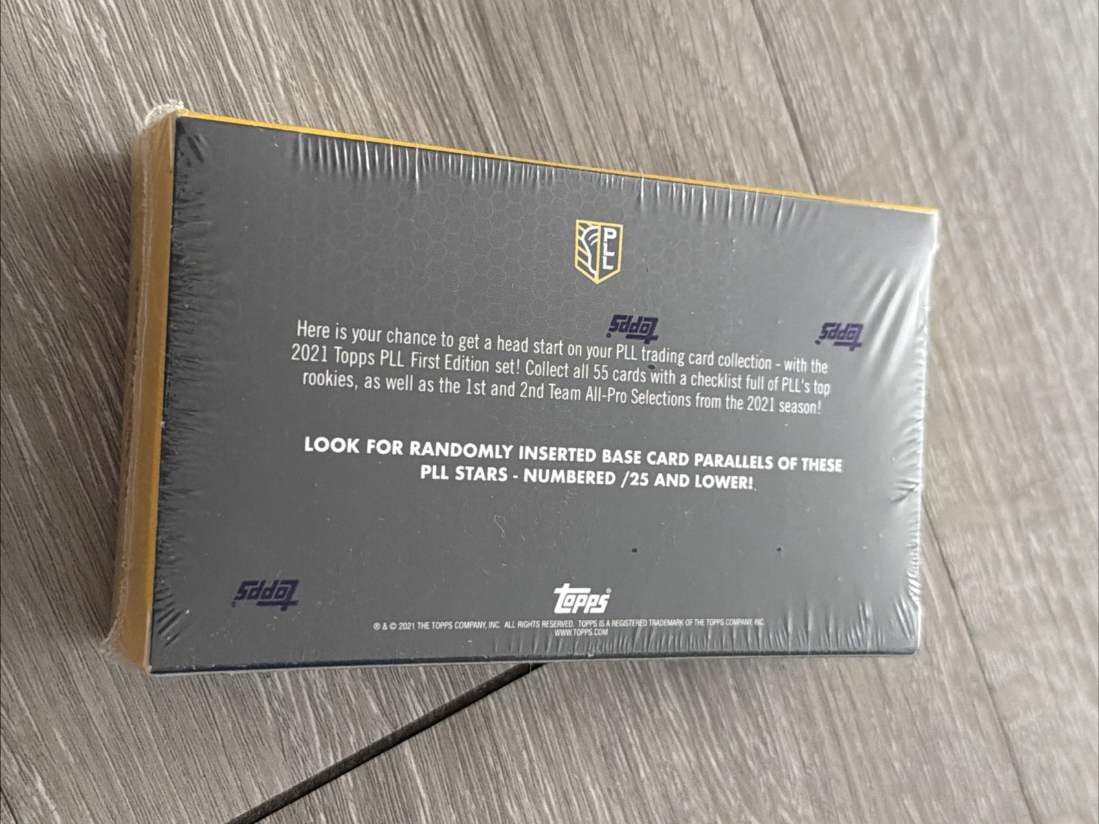 Sealed Pack 2021 Topps Premier Lacrosse League First Edition PLL Box