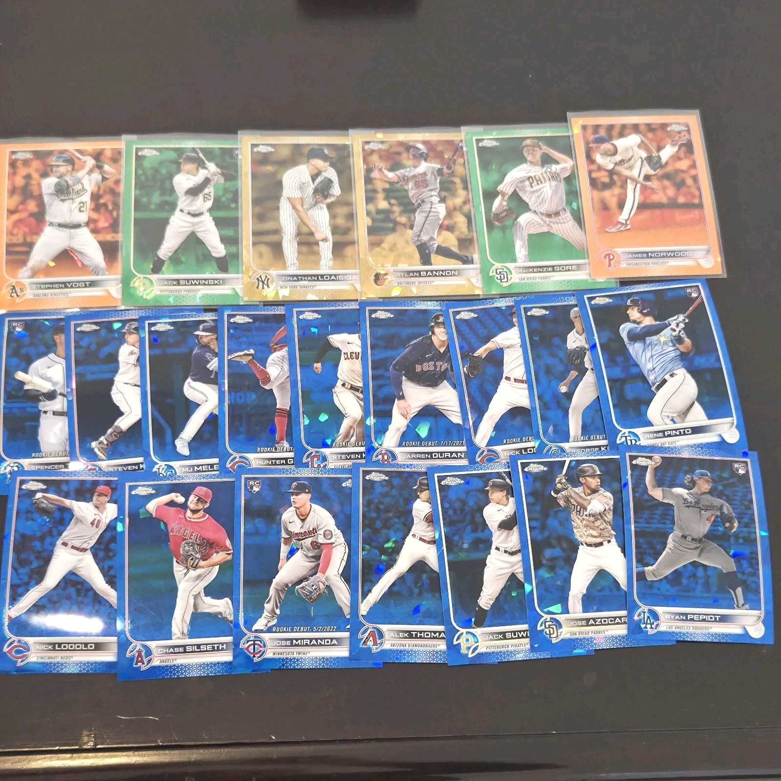2022 Topps Chrome Update Sapphire Rookie Card Lot Of 22 Numbered /25 /50 /75 SEE