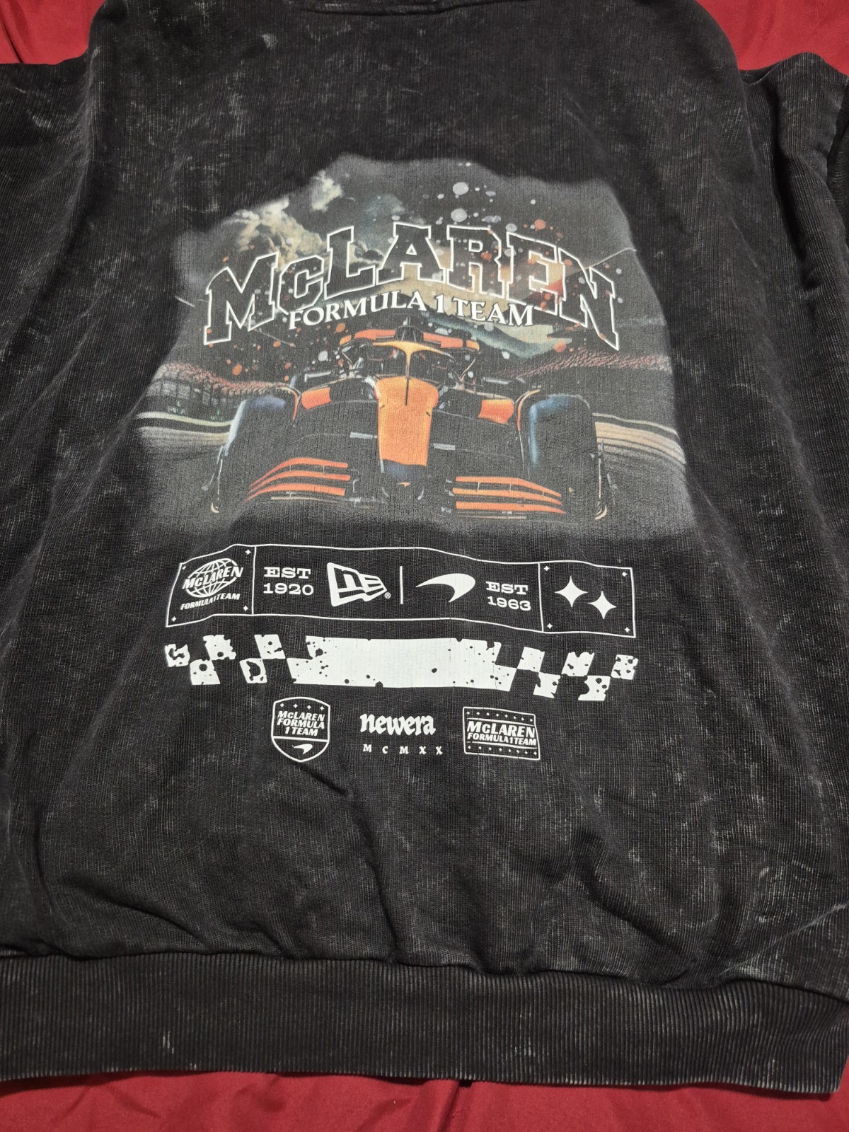 New Era McLaren F1 Racing Team Full Zip Hooded Sweatshirt! M! F1 Lando Norris!