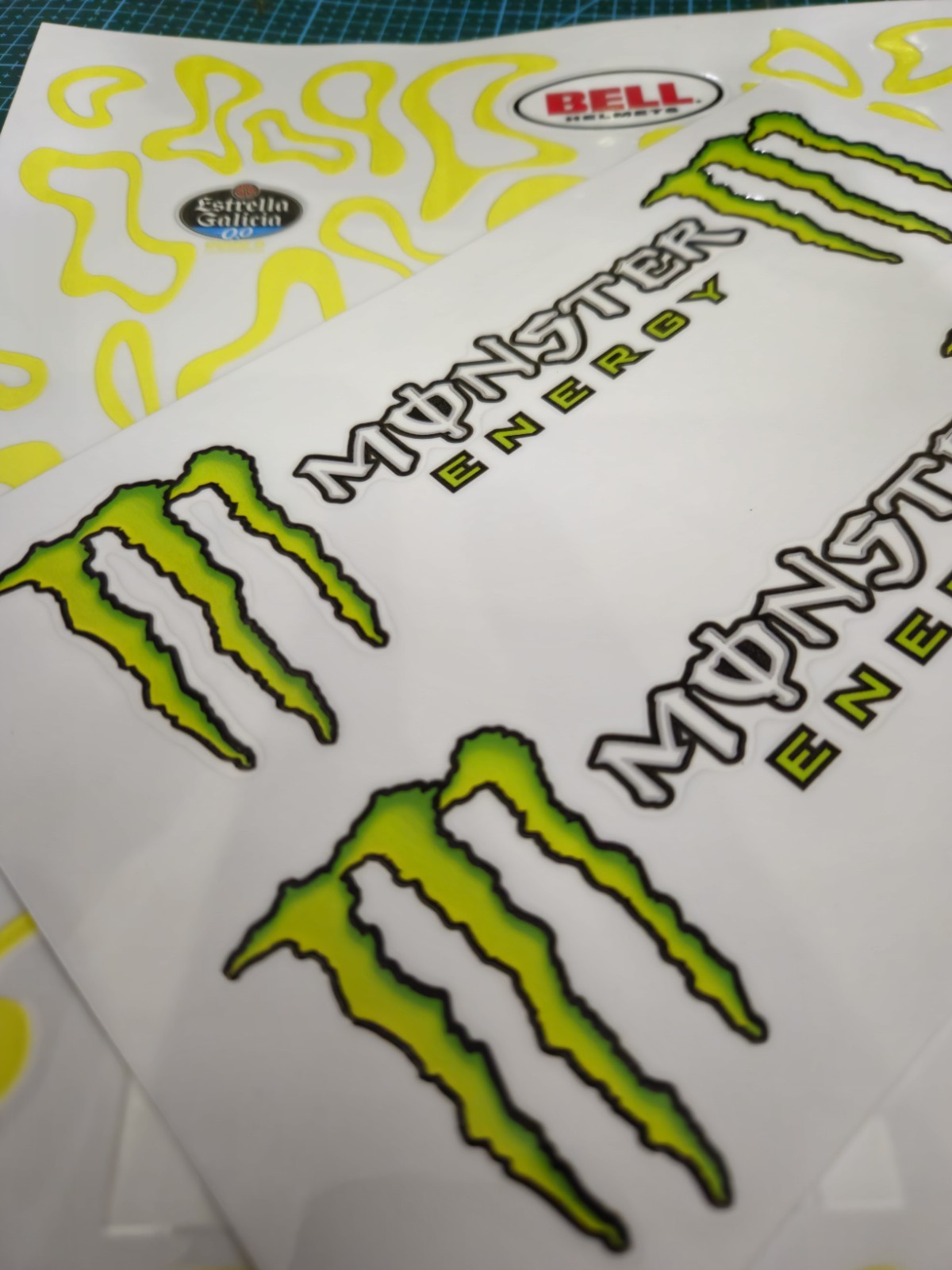 *DARK* Lando Norris 2025 F1 World Champion Helmet Sticker, DIY Helmet Decal Set