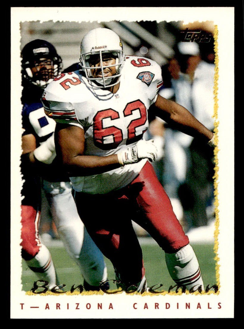 1995 Topps – Ben Coleman #53 Football Sports Card Raw Trading Card