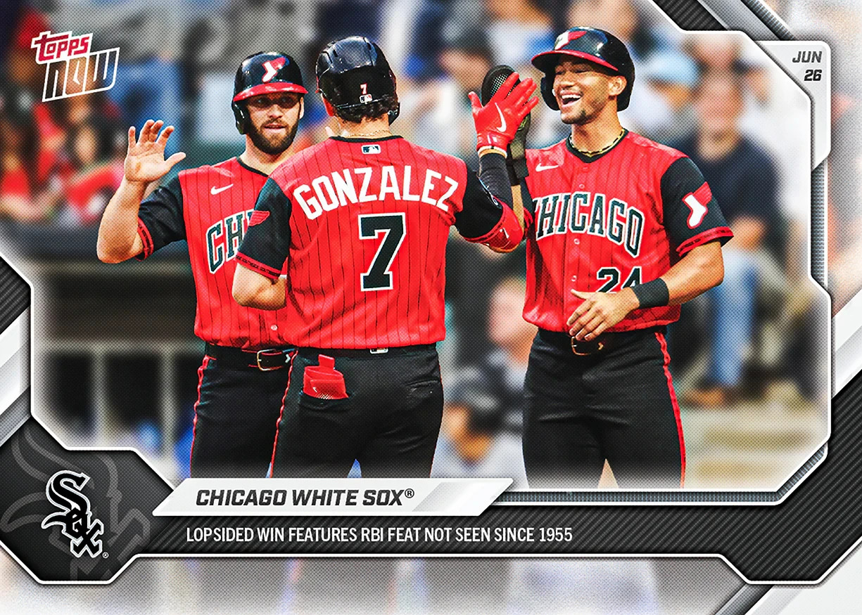 Chicago White Sox – 2026 MLB Topps NOW® – Card 382 – PR: 724 – PREORDER RBI FEAT