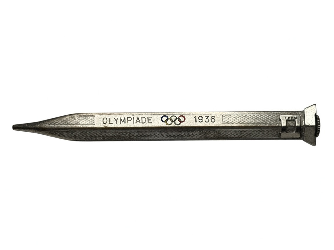 Original Berlin 1936 Olympic Games Art Deco Mechanical Silvered Pencil