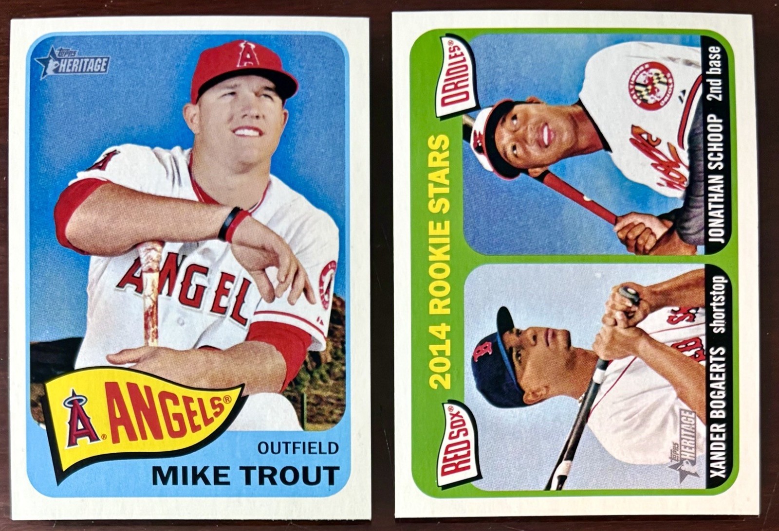 2014 Topps Heritage Base Baseball Cards (#1-200): U PICK! 50 Cent Shipping!