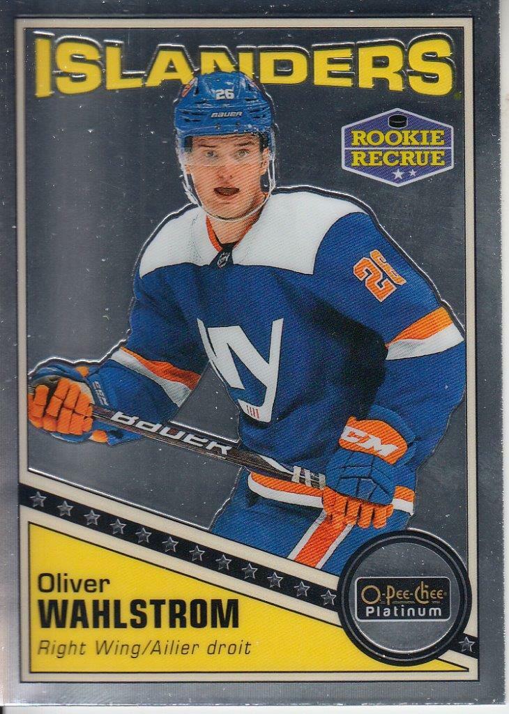 2019-20 O-Pee-Chee Platinum Retro #R-57 Oliver Wahlstrom Islanders