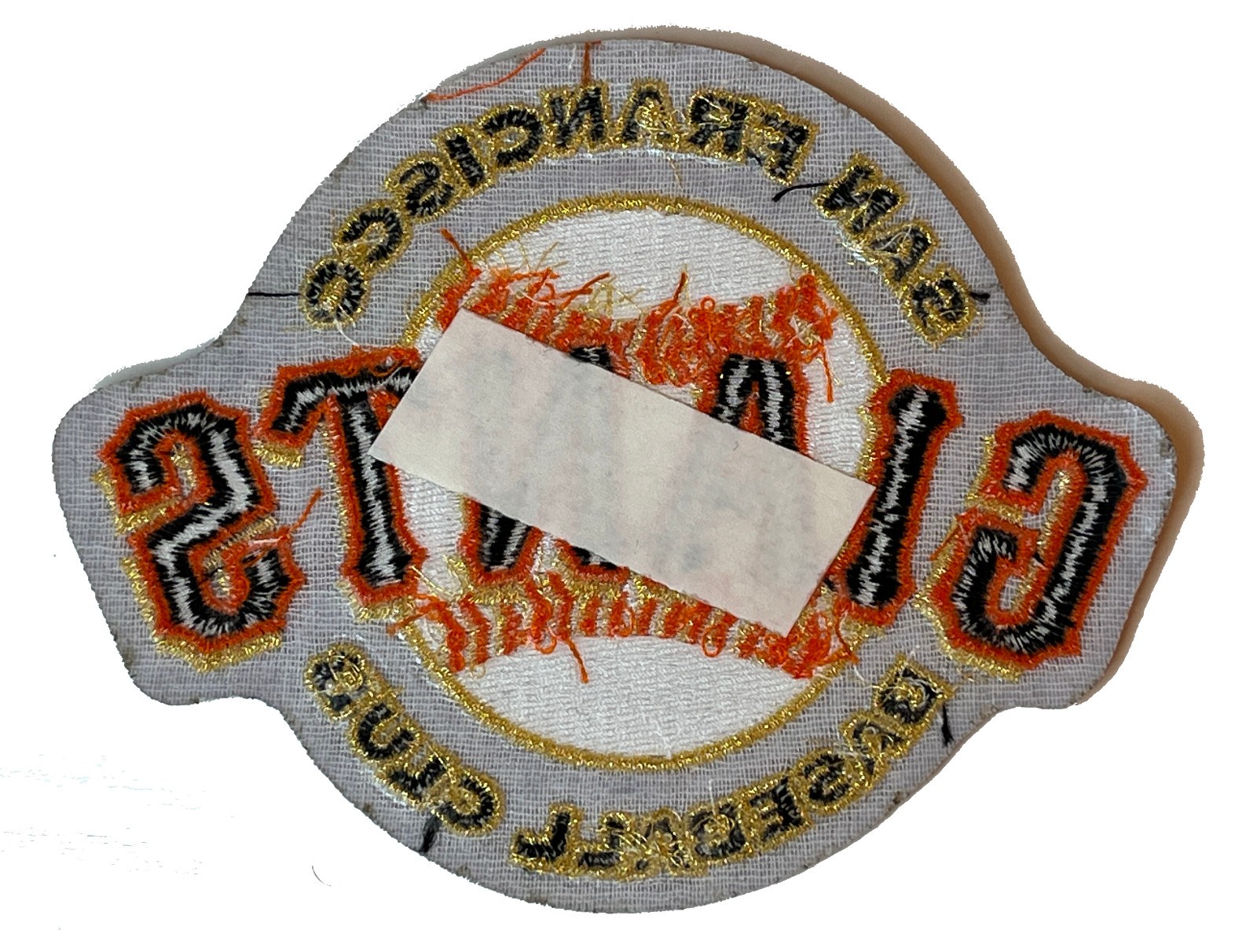 San Francisco Giants MLB Team Road Round Gray Sleeve Emblem Jersey Patch