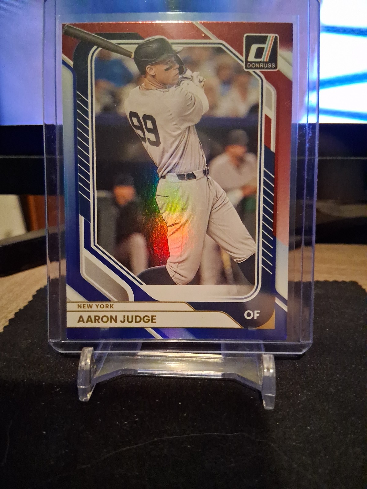 🔥2026 Panini Donruss 🔴 & 🔵 Parallel Number Match Aaron Judge #99 YANKEES🔥